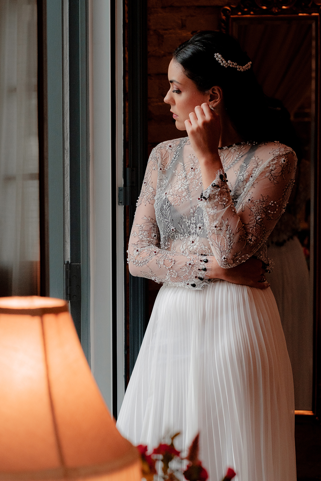 Noiva de Verdade - Noiva Ansiosa na Casa Quintal - Vestido por Helen Salles