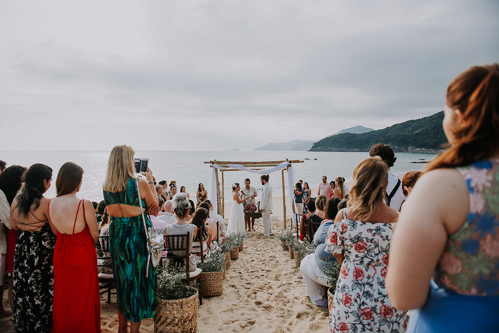 Casamento Descontraído no Litoral Norte | Casamento pé na areia