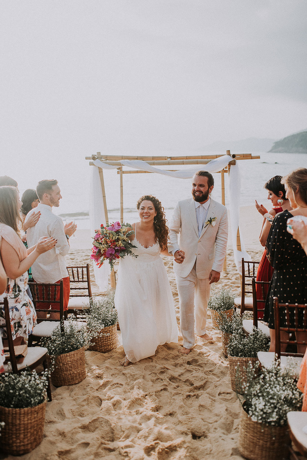 Casamento Descontraído no Litoral Norte | Casamento pé na areia