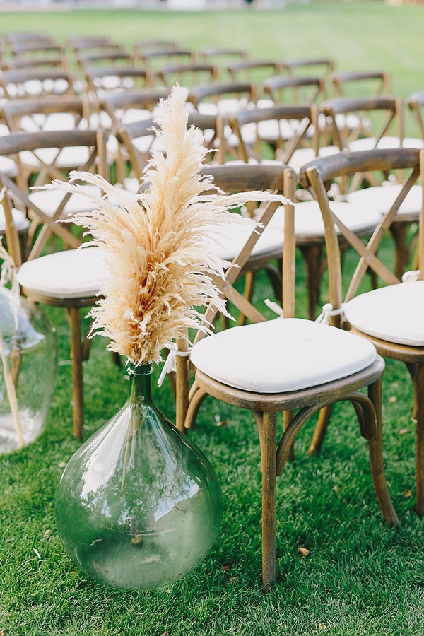 capim dos pampas na decoracao do casamento