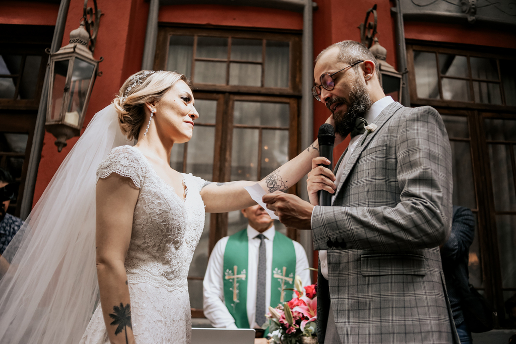 Karina e Eduardo - Casamento autentico no Espaco Quintal