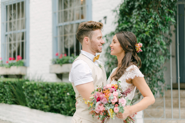 Mini wedding na Casinha Quintal | Casamento encantado de Marina e Luccas