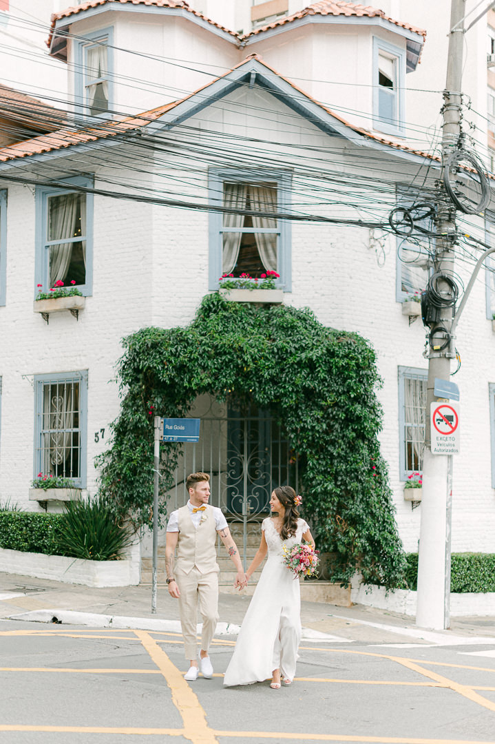 Mini wedding na Casinha Quintal | Casamento encantado de Marina e Luccas