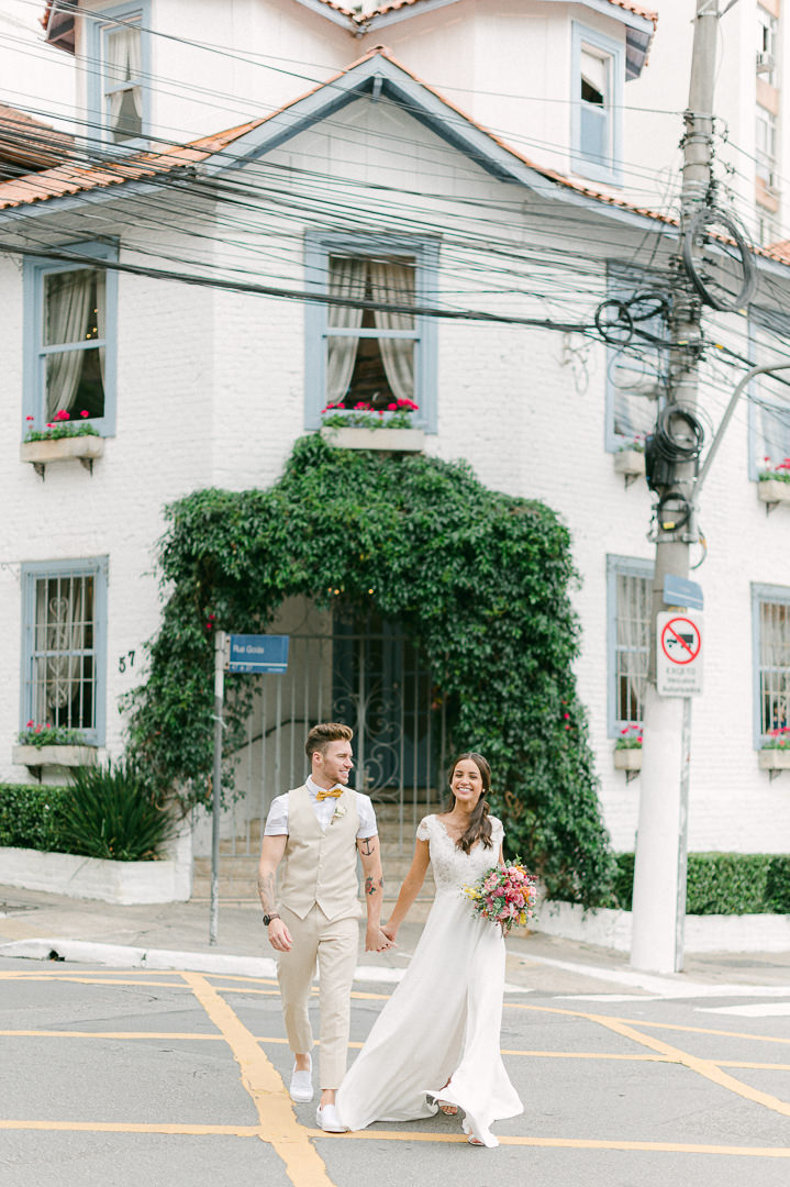 Mini wedding na Casinha Quintal | Casamento encantado de Marina e Luccas