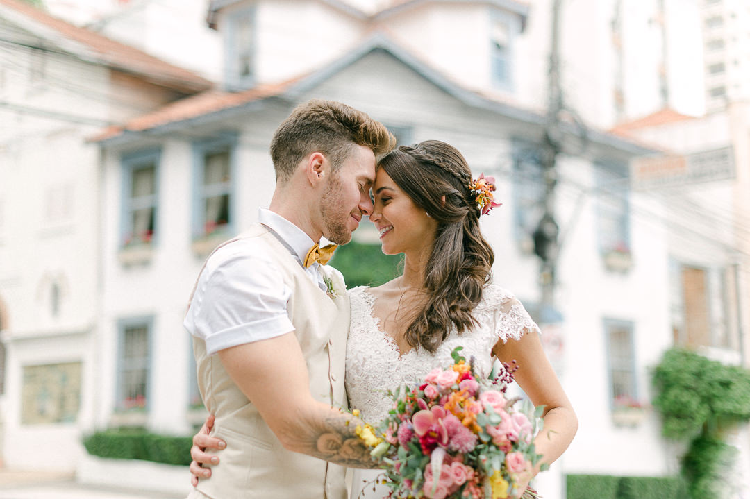 Mini wedding na Casinha Quintal | Casamento encantado de Marina e Luccas