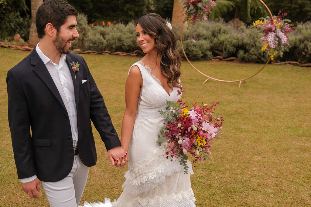 Marina e Gustavo | Casamento a dois na Fazenda Fagundes por Karina Matos Assessoria