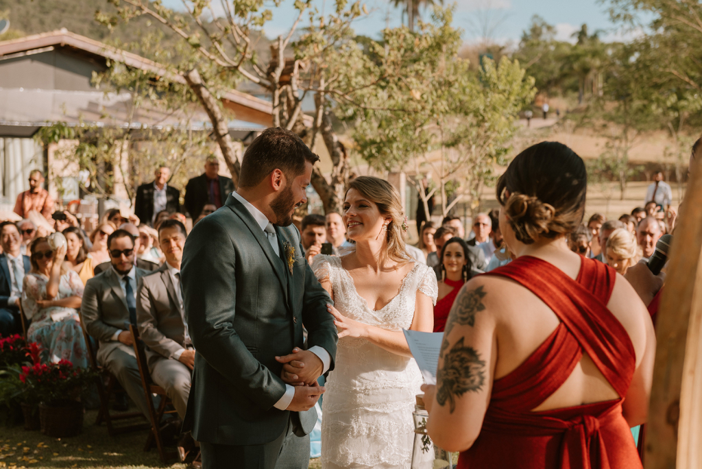 Marina e Murylo | Casamento romântico ao ar livre, por Seiva Fotografia