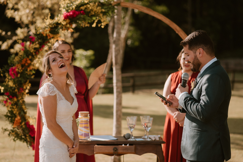 Marina e Murylo | Casamento romântico ao ar livre, por Seiva Fotografia