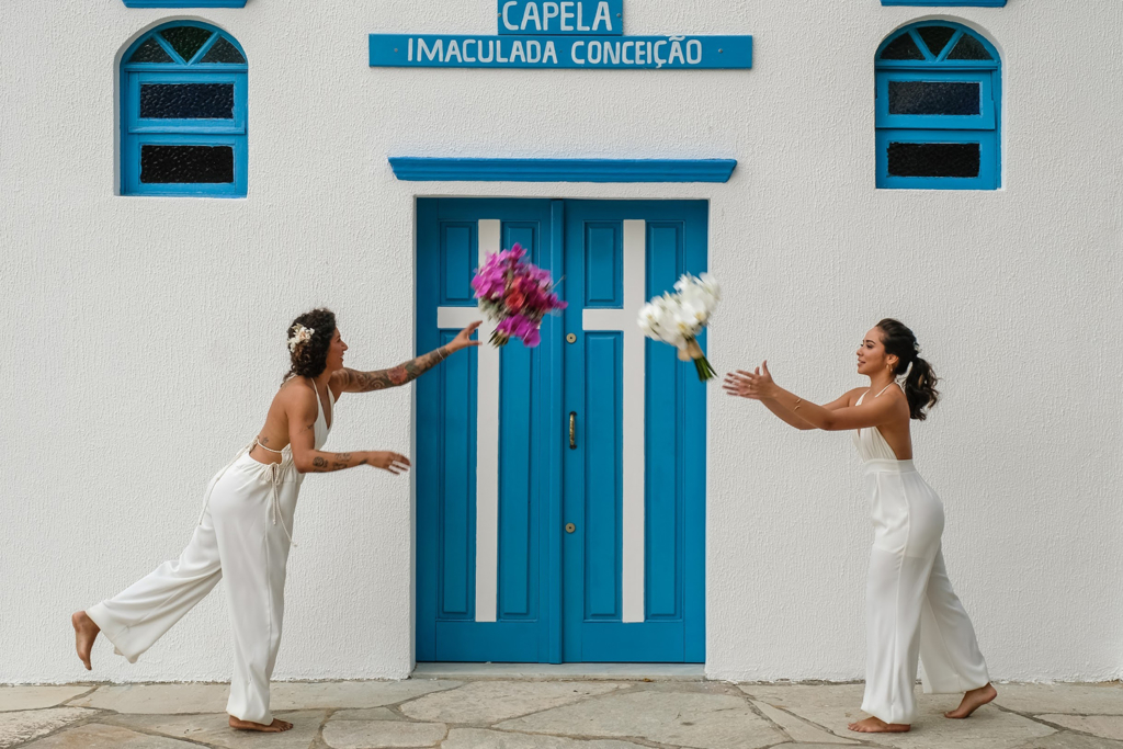 Ana Paula e Cristiane Rozeira | Troca de alianças emocionante em Ilhabela