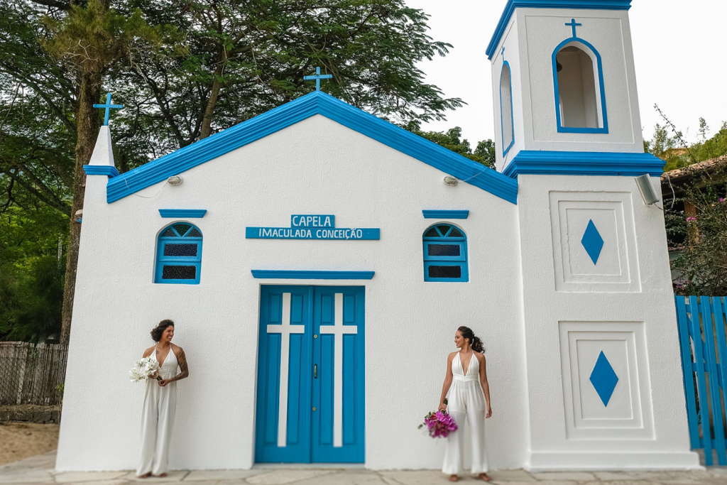 Ana Paula e Cristiane Rozeira | Troca de alianças emocionante em Ilhabela