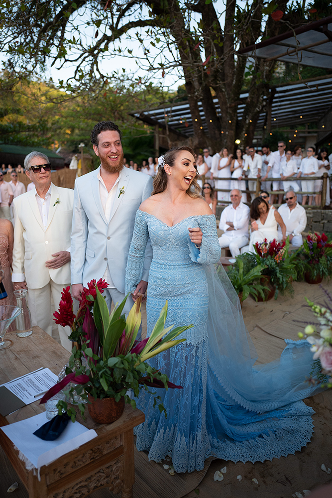 Noelle e Rodrigo | Casamento pé na areia em Ilhabela