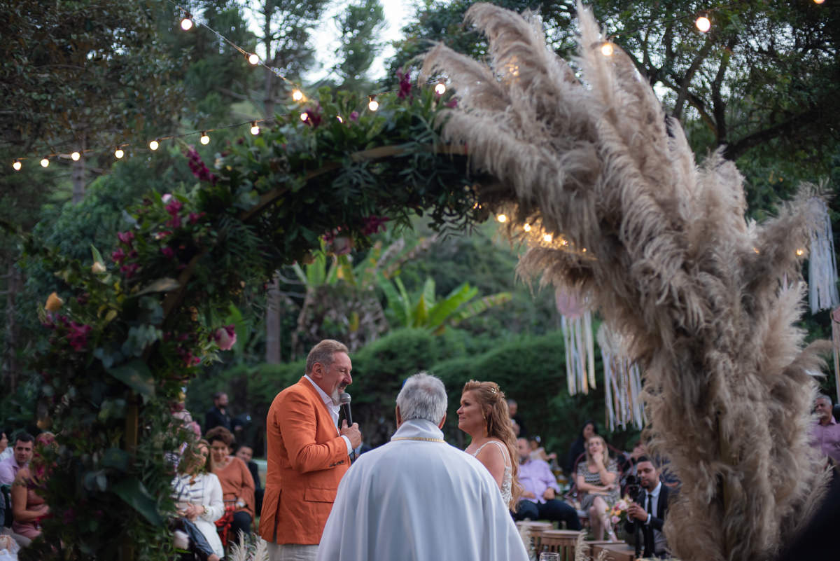 Fabiana e Odair | Casamento boho chic no Bosque Ravena Garden