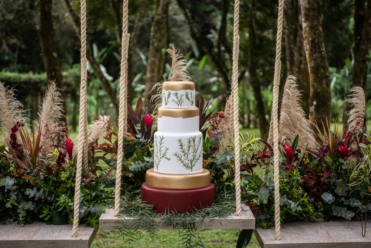 Fabiana e Odair | Casamento boho chic no Bosque Ravena Garden