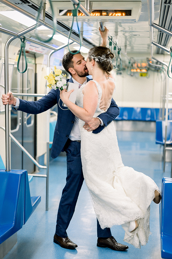 Aline e Ivan | Casamento intimista dos sonhos na Casinha Quintal