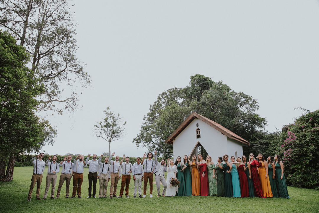 Bruna e Lucas | Casamento com personalidade ao ar livre