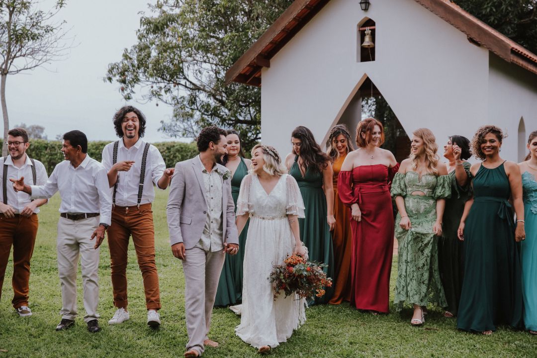 Bruna e Lucas | Casamento com personalidade ao ar livre