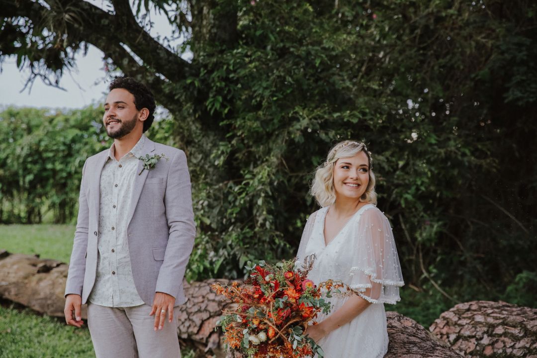 Bruna e Lucas | Casamento com personalidade ao ar livre