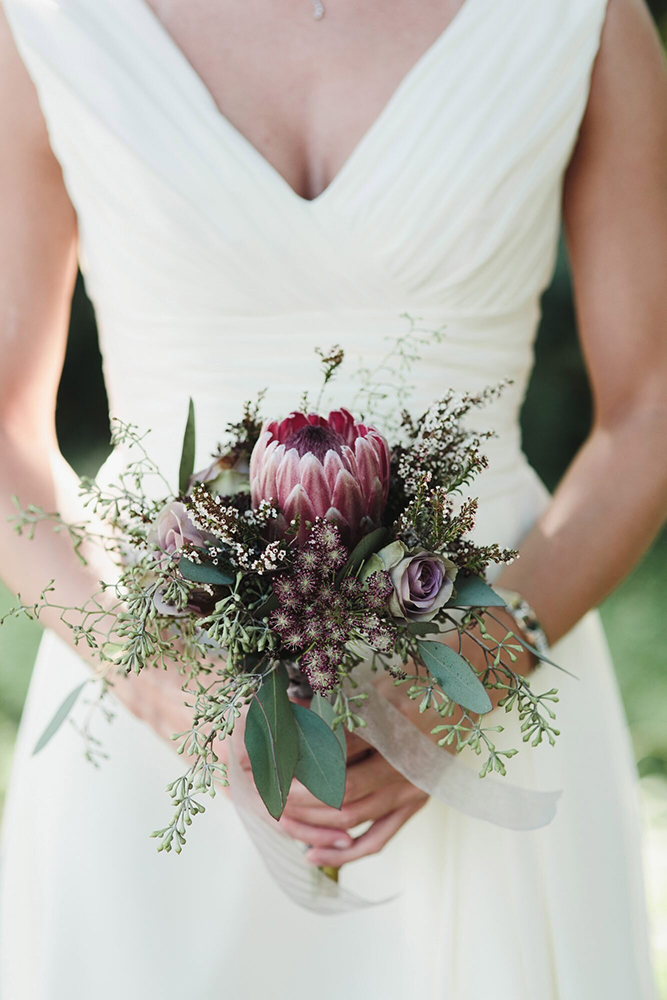 Inspire-se! | Buquê com protea, uma flor cheia de personalidade