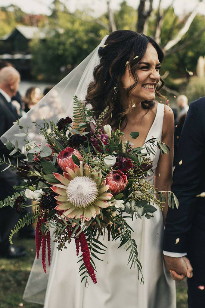 Inspire-se! | Buquê com protea, uma flor cheia de personalidade