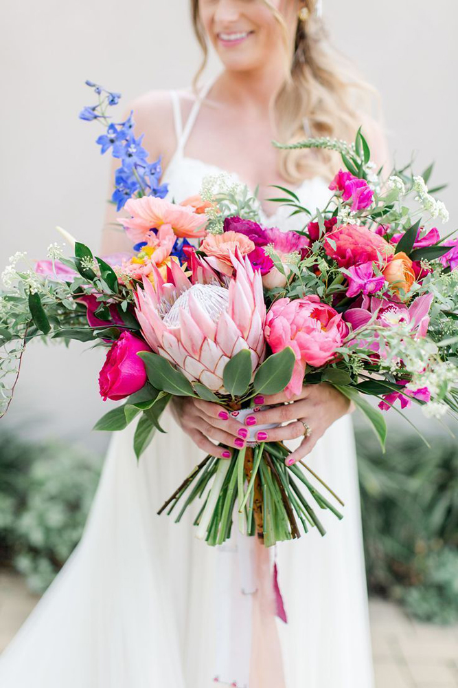 Inspire-se! | Buquê com protea, uma flor cheia de personalidade