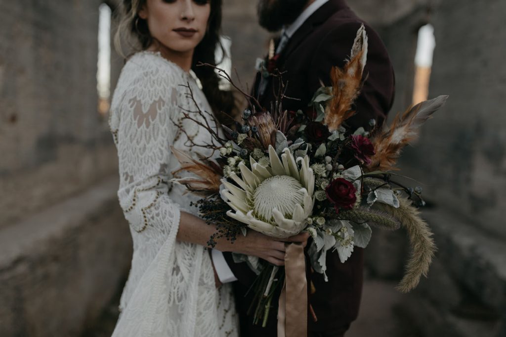 Inspire-se! | Buquê com protea, uma flor cheia de personalidade