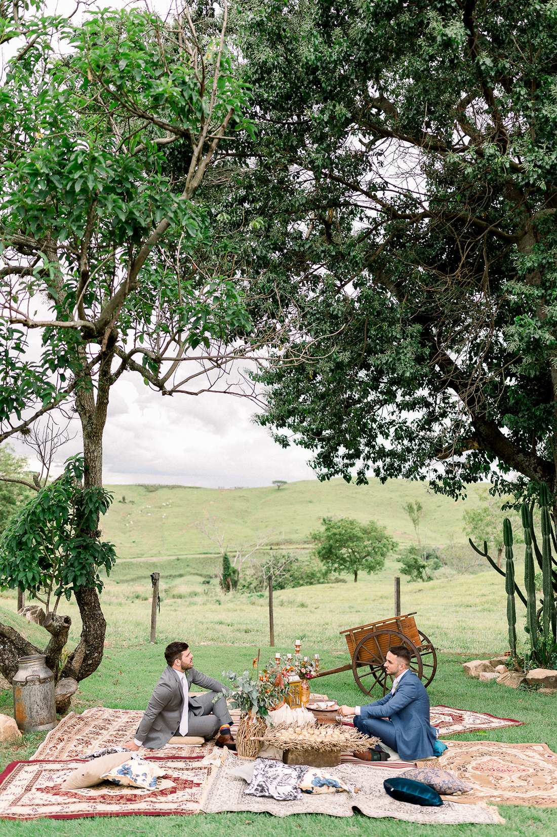 Eles - Casamento a dois na Fazenda Embauva - Decoração por Emmanuel Nogueira