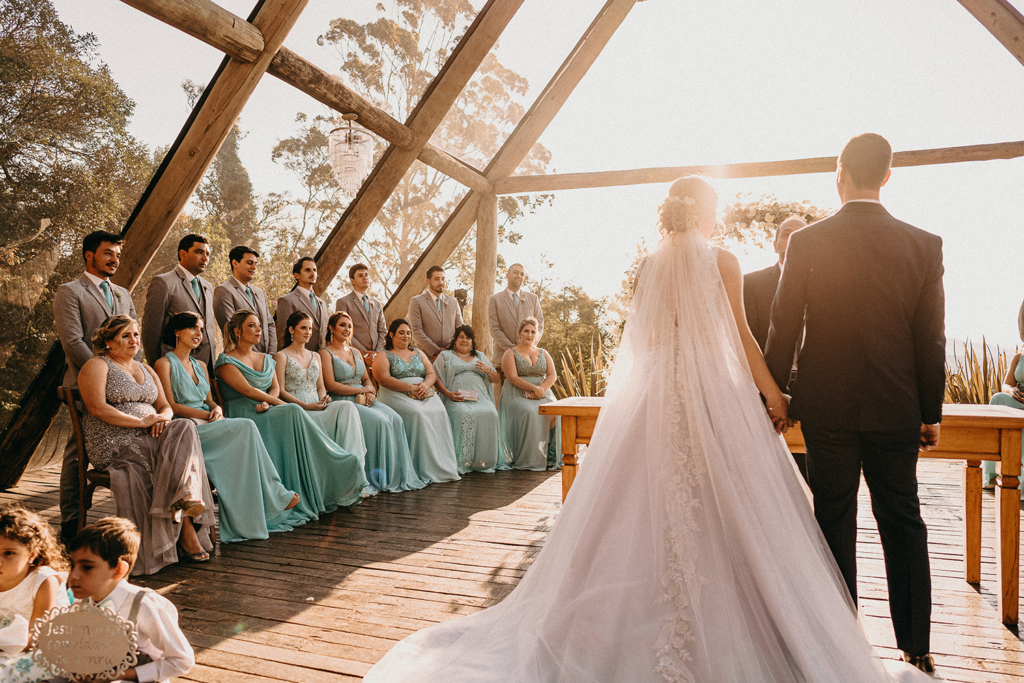 Giovana e Leandro | Casamento emocionante no Quinta da Cantareira - Beleza da noiva por Grazi Almeida