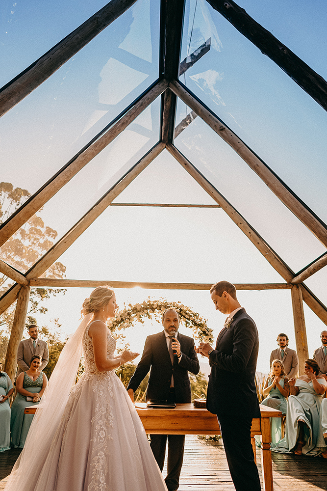 Giovana e Leandro | Casamento emocionante no Quinta da Cantareira - Beleza da noiva por Grazi Almeida