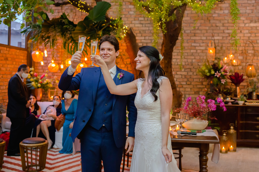 Carla e Gustavo | Casamento intimista na Casa Bovero