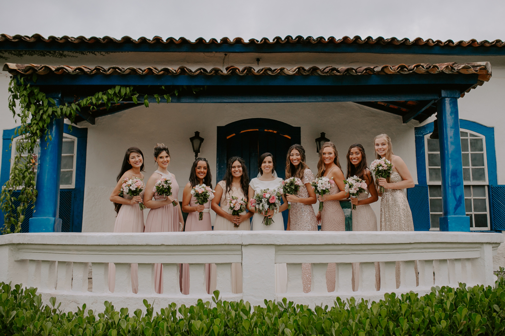 Kelly e João Henklain | Casamento romântico com tons de rosa