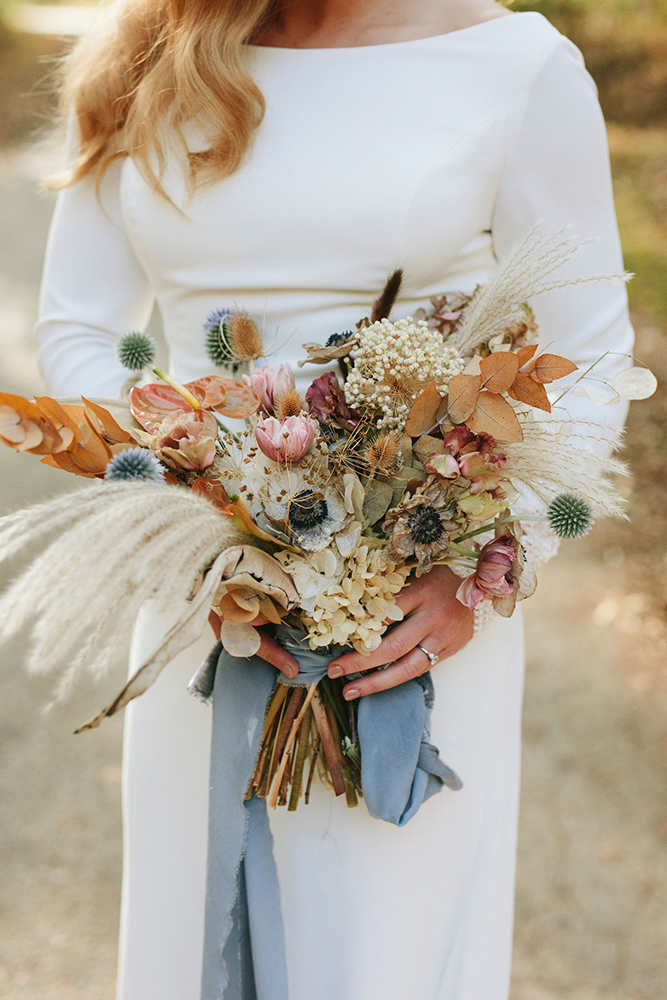 Flores secas na decoração do casamento: dicas + 71 ideias de como usar