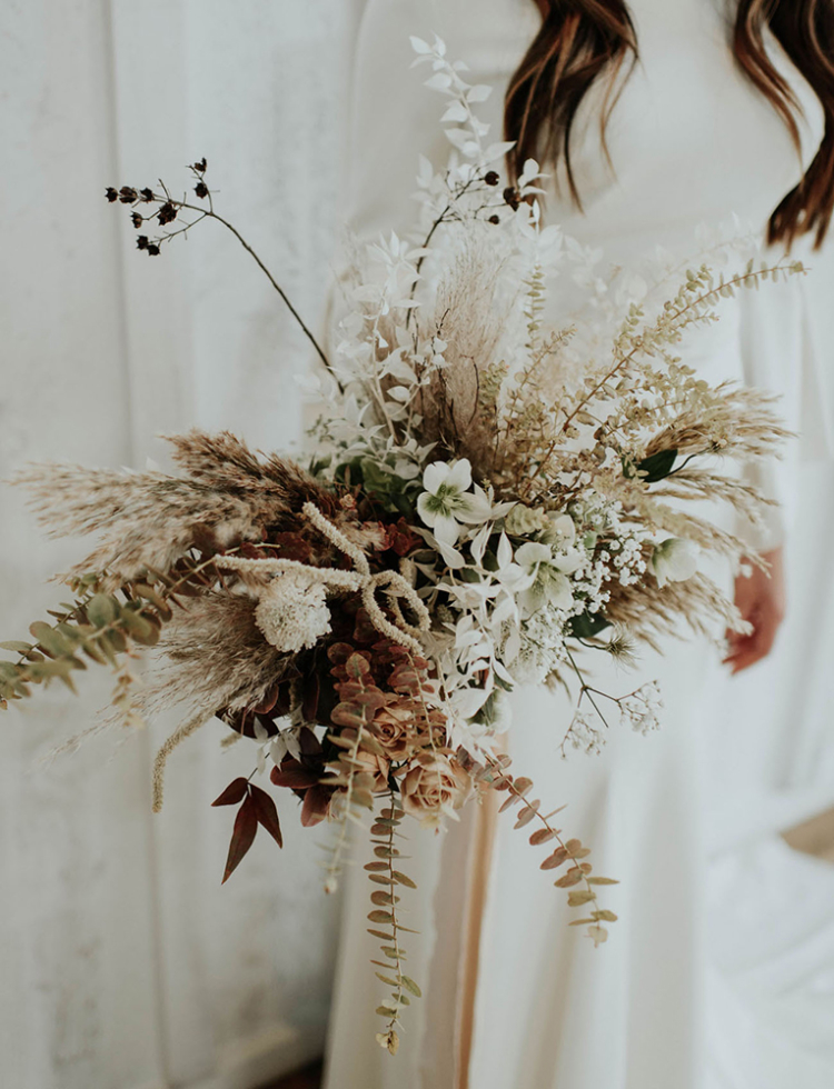 Flores secas na decoração do casamento: dicas + 71 ideias de como usar