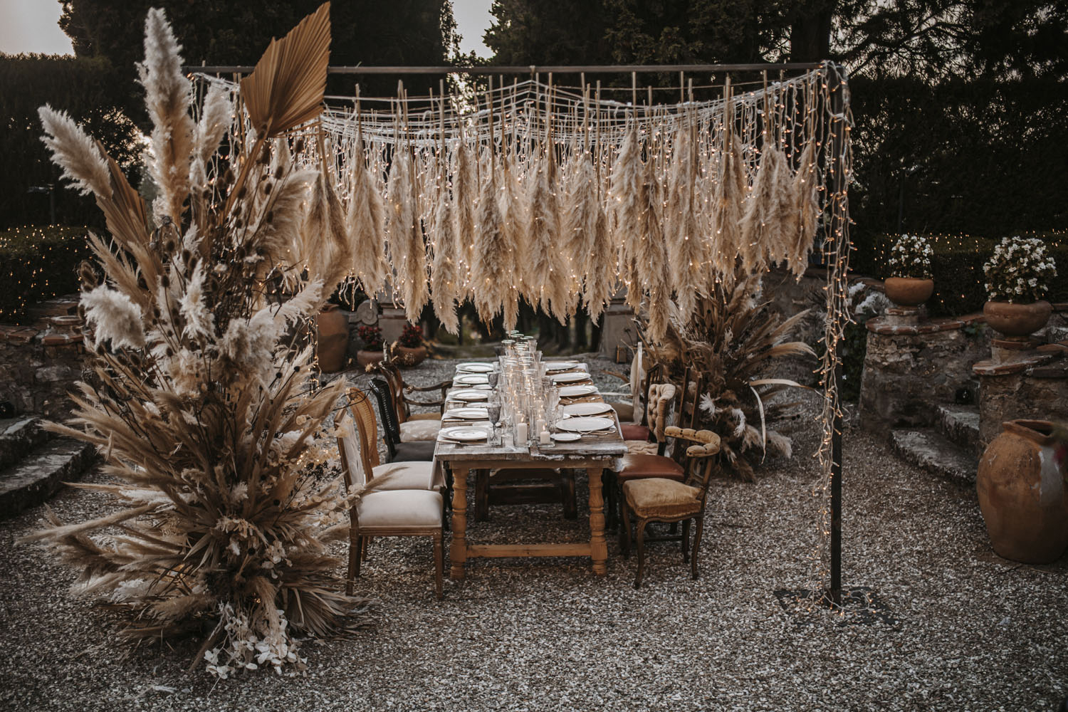 Flores secas na decoração do casamento: dicas + 71 ideias de como usar