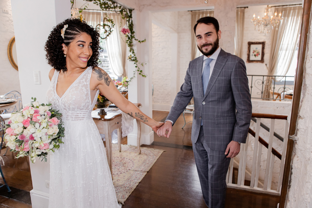Isa e Rolando | Casamento delicado na Casinha Quintal