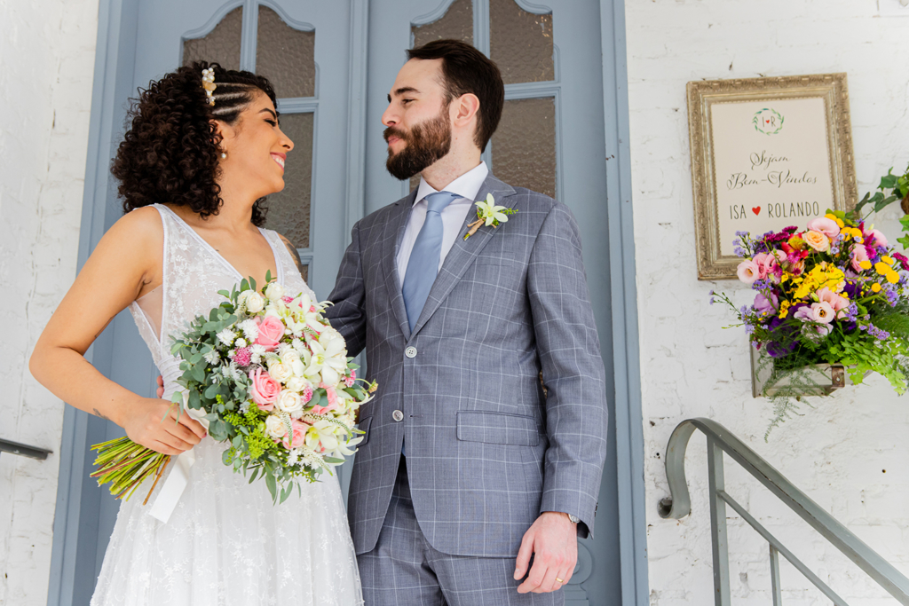 Isa e Rolando | Casamento delicado na Casinha Quintal