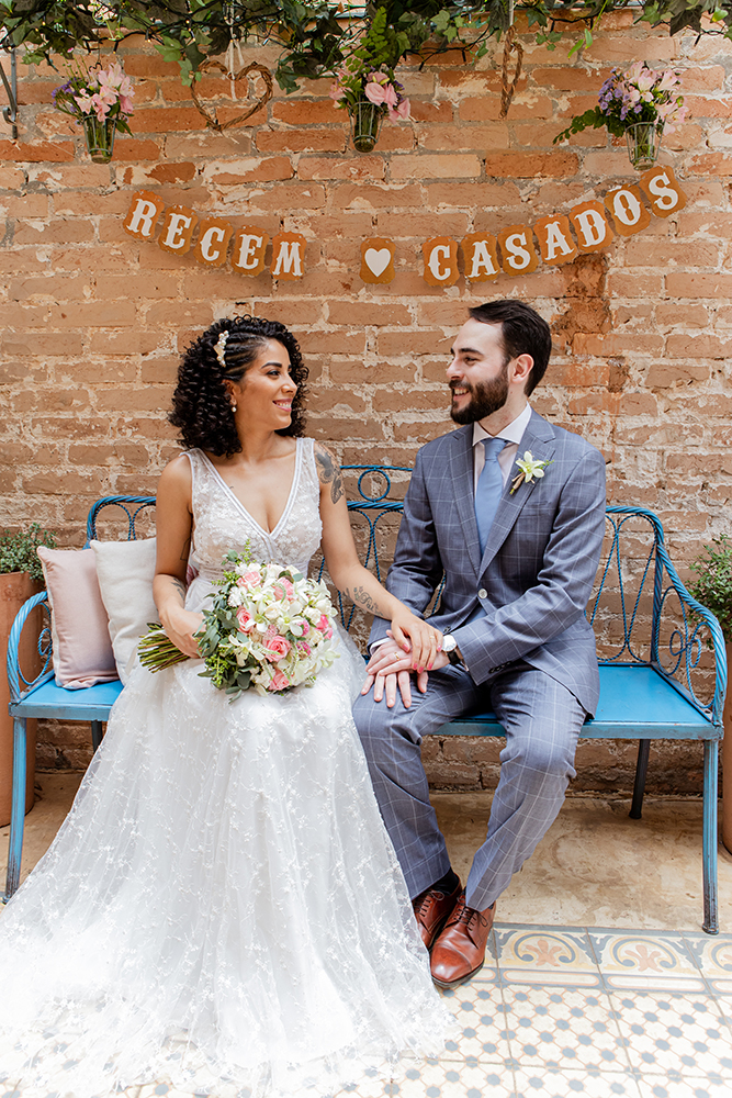 Isa e Rolando | Casamento delicado na Casinha Quintal