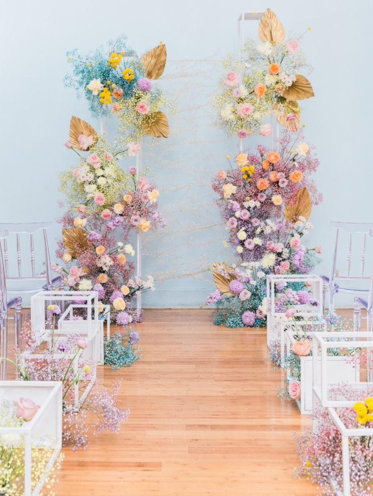 Tons pastel no casamento | Decoração tom pastel