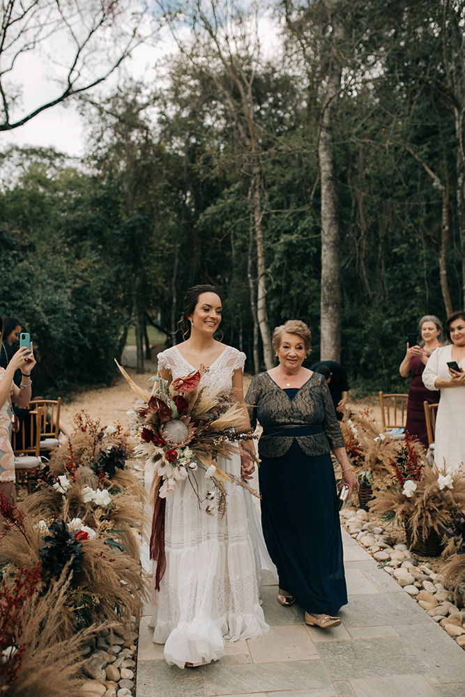 Ana Cláudia e Gustavo | Casamento boho com toque minimalista