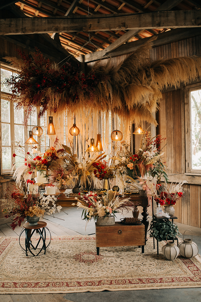 Ana Cláudia e Gustavo | Casamento boho com toque minimalista