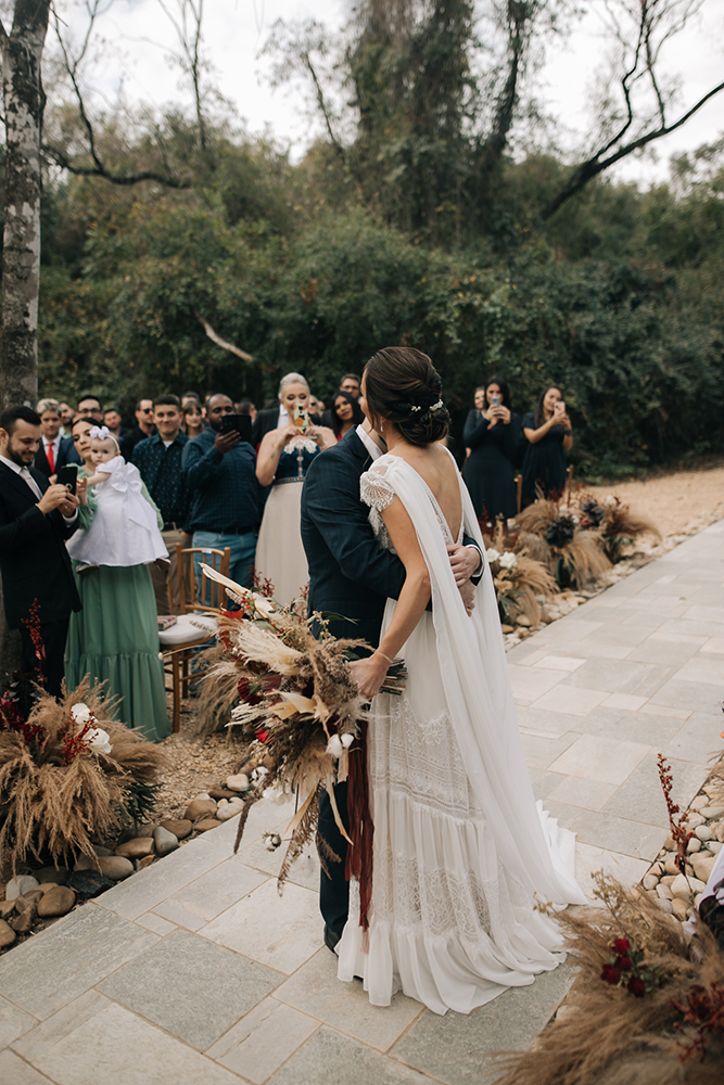 Ana Cláudia e Gustavo | Casamento boho com toque minimalista