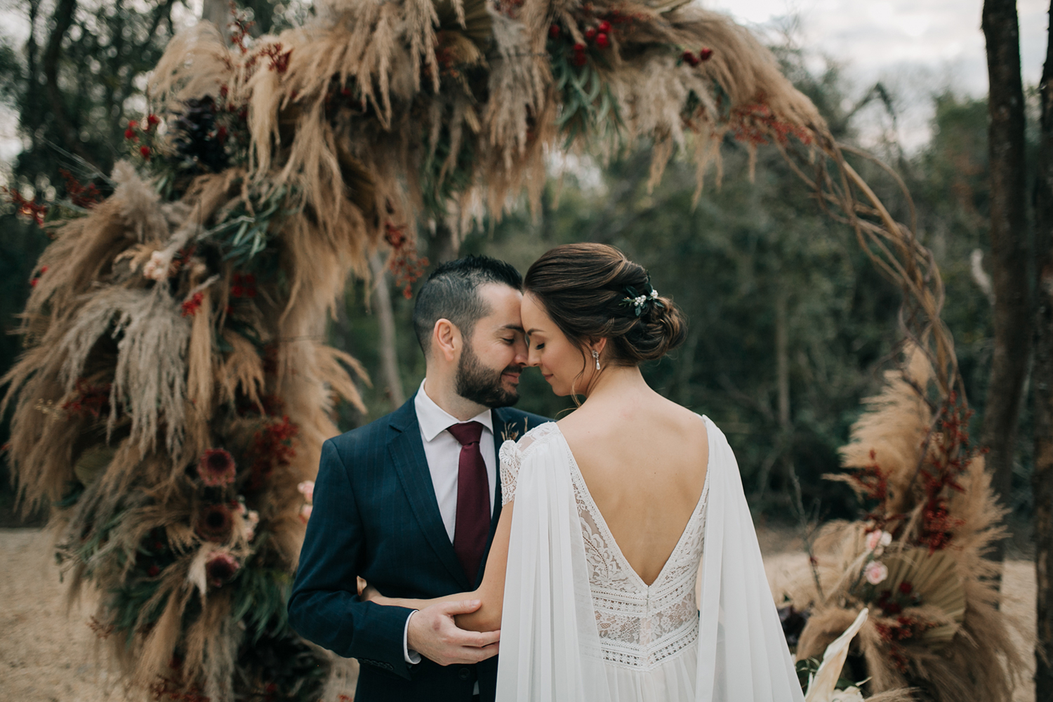 Ana Cláudia e Gustavo | Casamento boho com toque minimalista