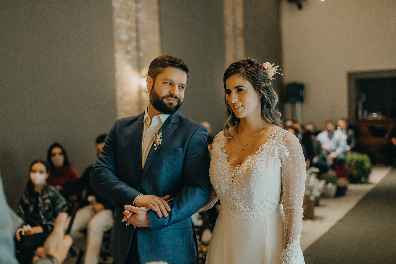 Aline e Guilherme | Casamento intimista com significado