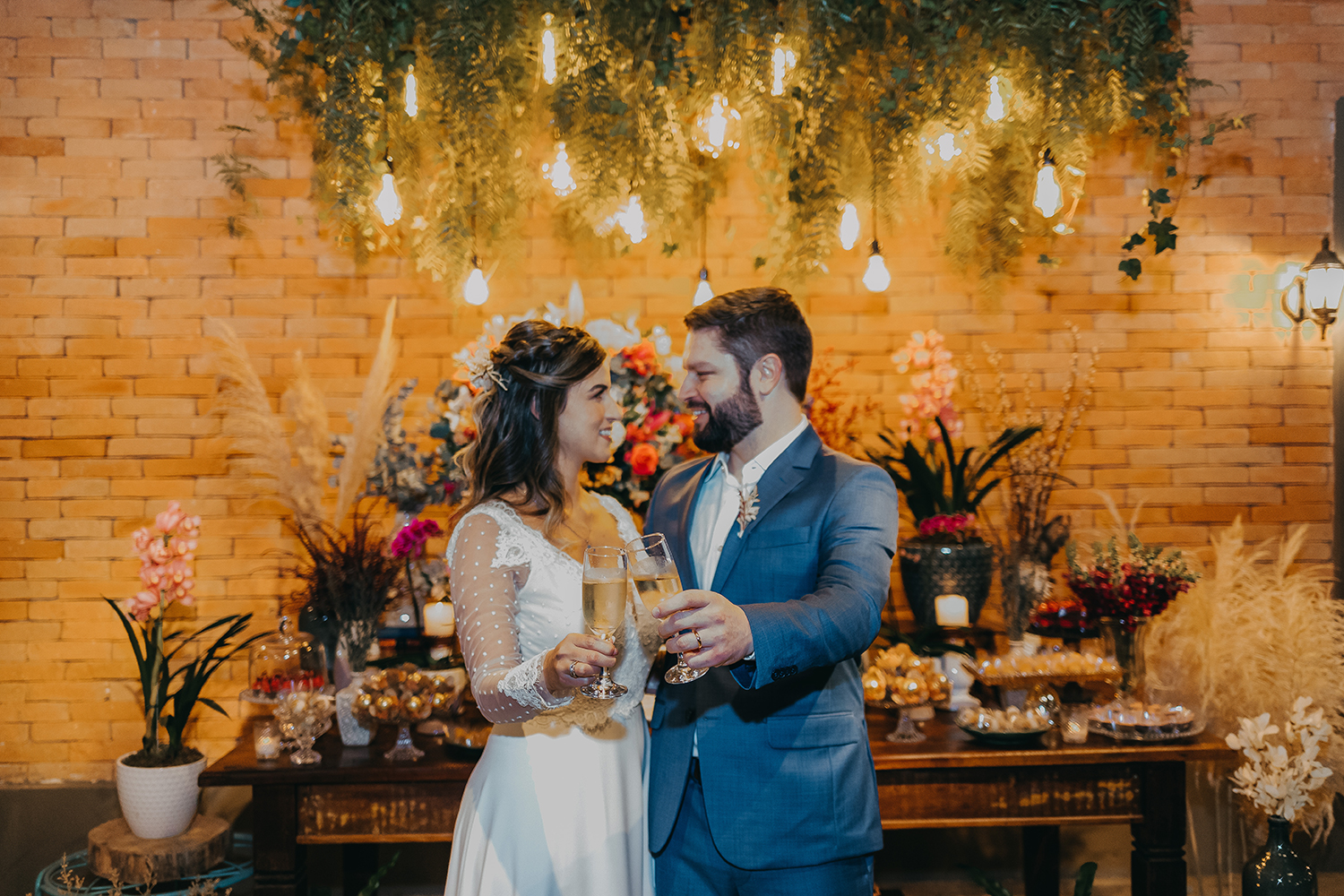 Aline e Guilherme | Casamento intimista com significado