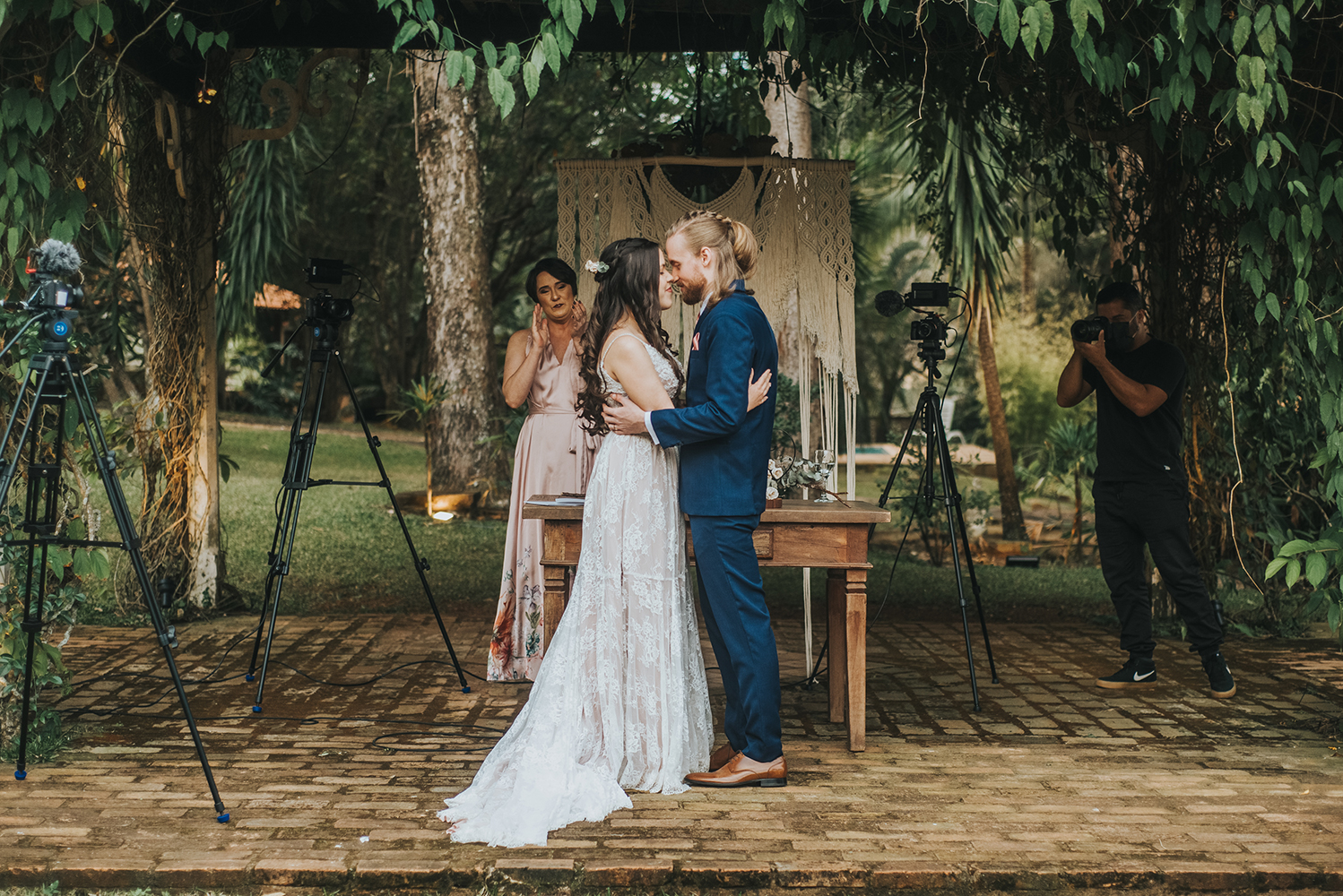 Jéssica e Pedro | Casamento com macramês e personalização, por Carol Guasti