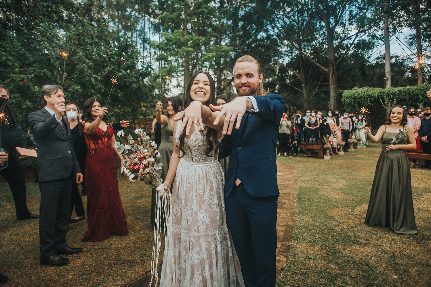 Jéssica e Pedro | Casamento com macramês e personalização, por Carol Guasti