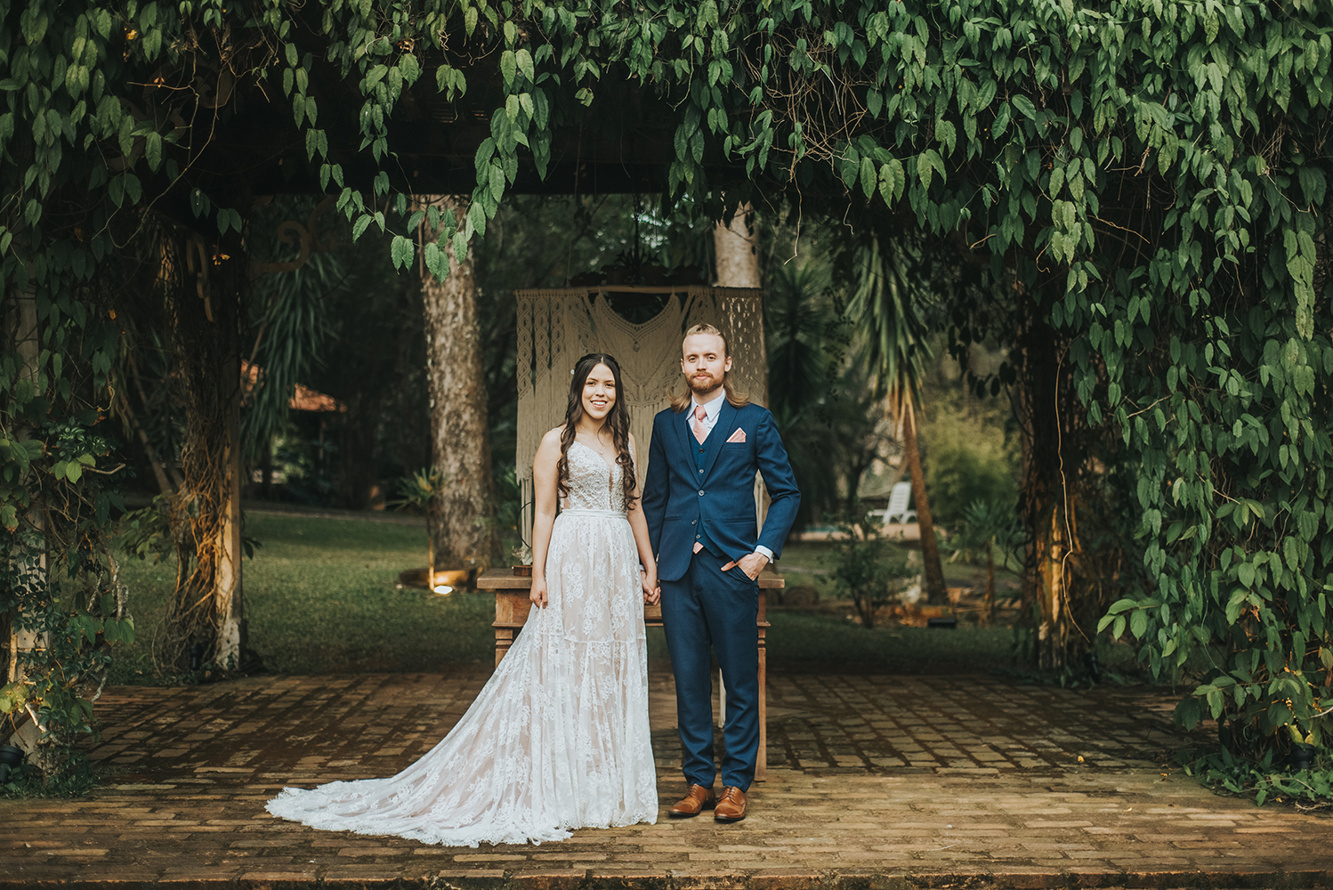 Jéssica e Pedro | Casamento com macramês e personalização, por Carol Guasti