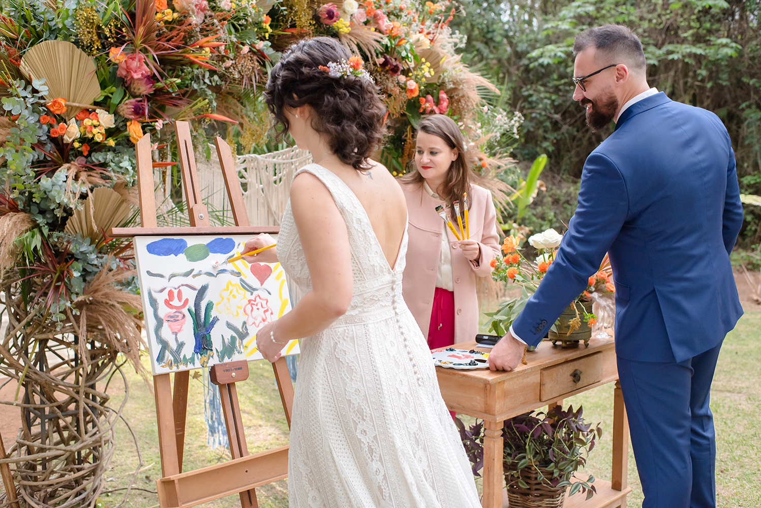 Letícia e Bruno | Casamento autêntico no campo, por Marina Maeda