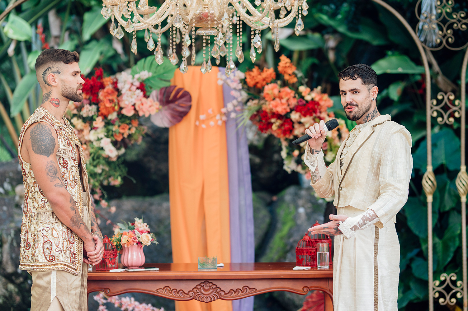 Rodrigo Malafaia e Leandro Buenno | Casamento criativo no Ravena Garden