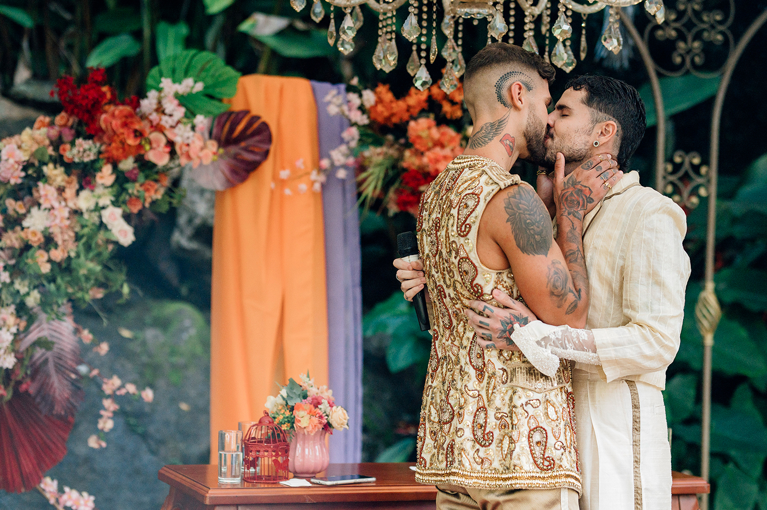 Rodrigo Malafaia e Leandro Buenno | Casamento criativo no Ravena Garden