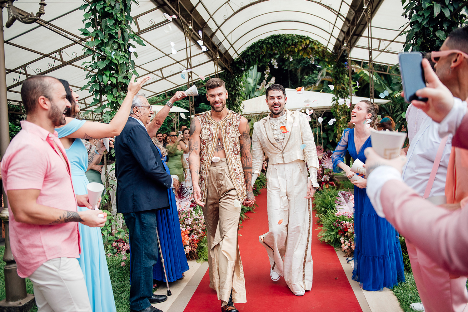 Rodrigo Malafaia e Leandro Buenno | Casamento criativo no Ravena Garden